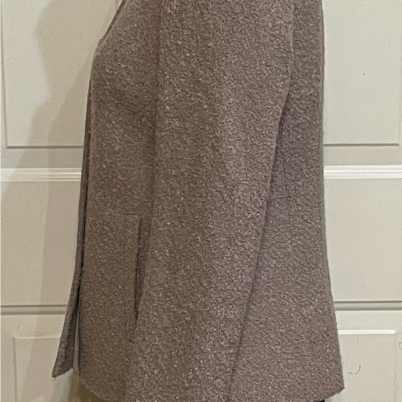 Banana Republic Lace Trim Mauve Wool Blend Blazer Jacket Women's Sz 2 - Picture 8 of 13